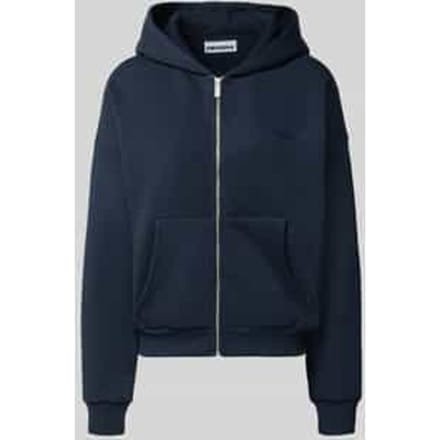 relaxed fit basic sweatjack met capuchon