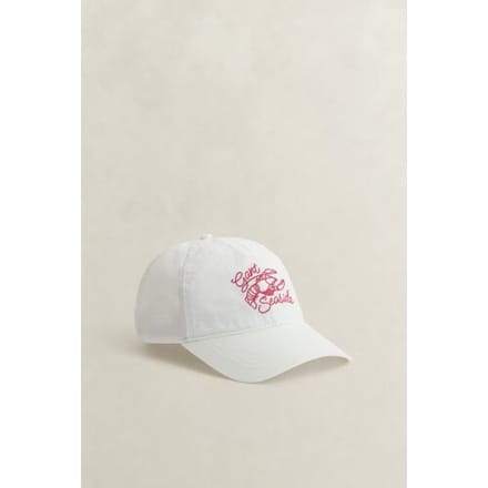 Gant Cap Seaside Graphic Crinkled Cream / male