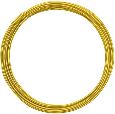 Vaessen Creative Aluminium Draad - 1,5mm - 5m - Zonnig geel