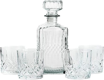 Quid | Whiskyset met karaf en 4 glazen