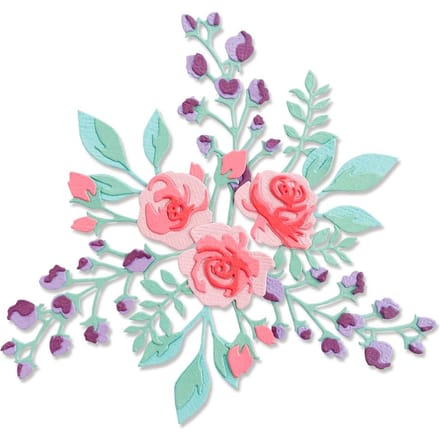 Sizzix Thinlits ponssjabloon "Floral Layers 2"