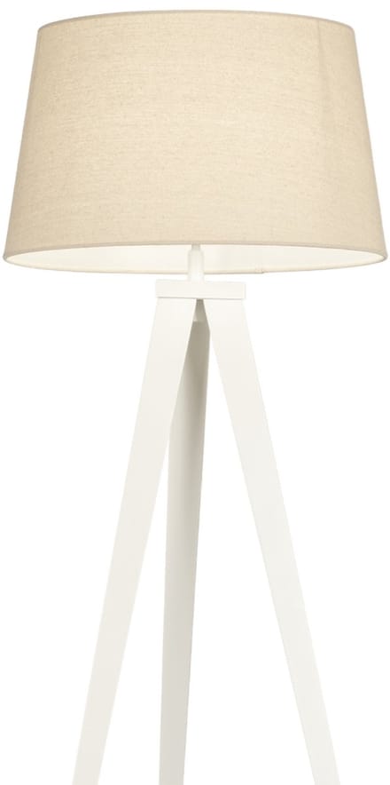 Lumidora Vloerlamp 31391 - ANTIQUA - E27 - Wit - Beige - Zand - Metaal - ⌀ 51 cm