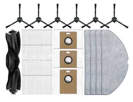 Vervangingsaccessoireset compatibel met Tapo RV30 Max Plus/RV30 Max/RV20 Max Plus/RV20 Max