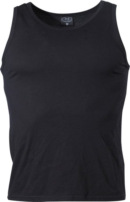 MFH US Tanktop - Zwart - 170 g/m² - MAAT L