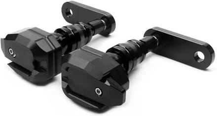 Motor Valbescherming - Frame Slider - Motor Beschermen - CNC Aluminium - 1 Paar - Zwart