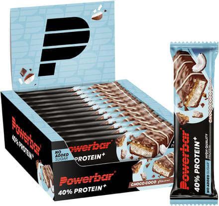 Powerbar eiwitreep | 40% Protein | Low Sugar | Choco Coco - 40g (12 stuks)
