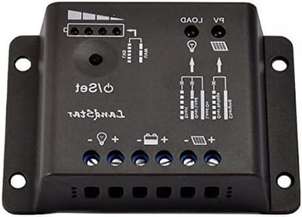 Solar Laadregelaar - Zonnecontroller - Energie Management - Automatische 12V/24V - 5A - Grijs
