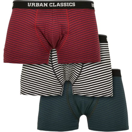 Urban Classics - 3Pack Boxershorts set - M - Multicolours