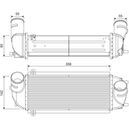 Intercooler VALEO 818688