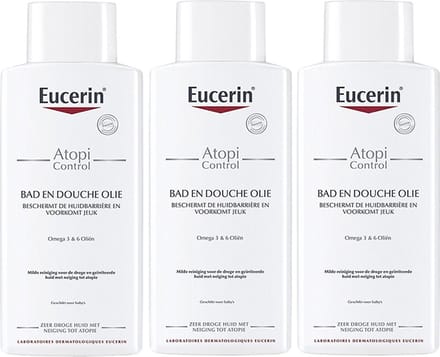 Eucerin AtopiControl Bath & Shower Oil 3x400ml