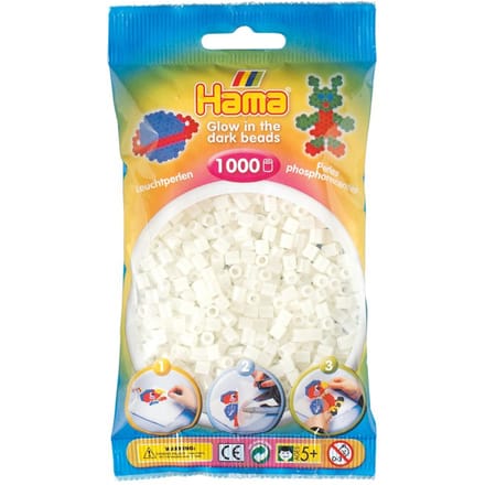 Hama Kralen 1000st groen GITD Strijkkralen & -parels