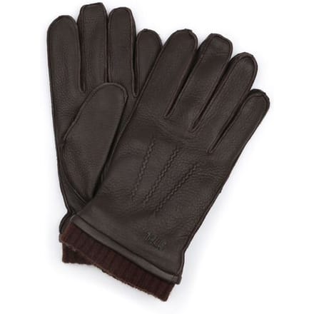 Suitable Handschoen Leer Bruin - Maat 8.5 - Heren
