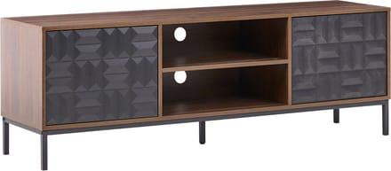 CARAQUET - TV-meubel - Donkerbruin - MDF