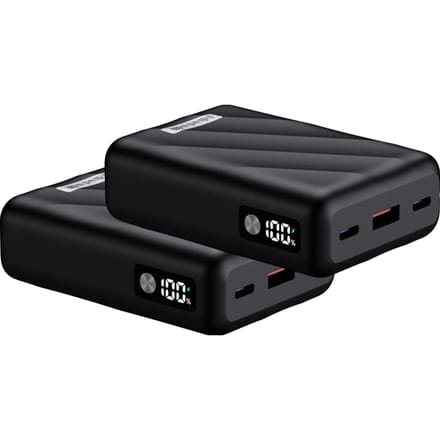 BlueBuilt Power Bank 10.000 mAh met Snelladen 30 Watt Duo Pack