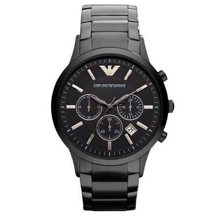 Emporio Armani Horloge AR2453 Zwart