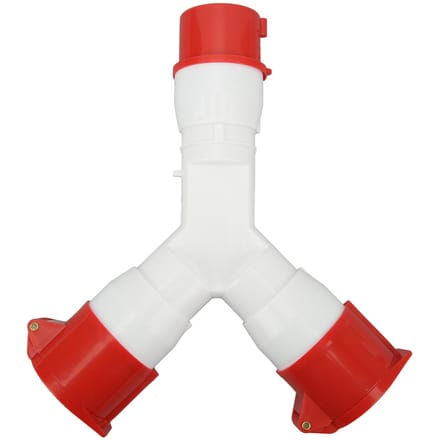 3-weg Industriële Stekker Multifunctioneel 5 Aderen 3P N E 16A IP44 Waterdicht Y-Type Industrieel Luchtvaart