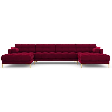 U-hoekbank Bali velvet | Cosmopolitan Design