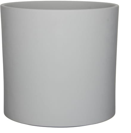 Mica Decorations Era Bloempot - H31 x Ø33 cm - Ruw - Lichtgrijs