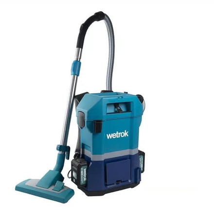 Wetrok Portavac BeFree – Accu Rugstofzuiger 18V 5Ah met HEPA-filter.
