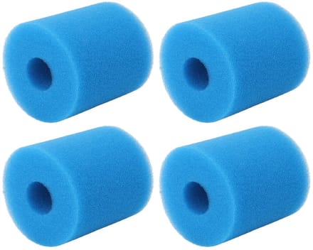 Dailygoods - Set van 4 Vervangende Filter Spons Cartridges voor Zwembadpomp