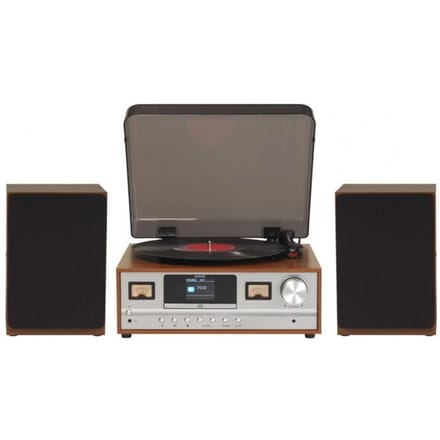 Denver Platenspeler Bluetooth - Incl. Speakers - DAB radio - CD speler - Retro - MRD52LW