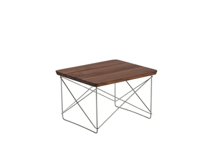 Vitra Bijzettafel LTR - VitraNussbaumMassiv - VitraEdelstahl