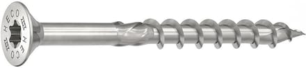Heco Topix-Plus - RVS A2 Schroeven - Hecodrive platverzonken kop - 4 x70mm - Deeldraad (200 stuks)
