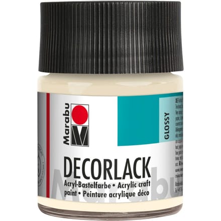 Marabu decoratieve lak, 50 ml - Ivoorkleurig