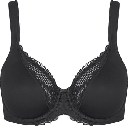 Triumph Modern Lace+Cotton W Vrouwen Beha - BLACK - Maat E75
