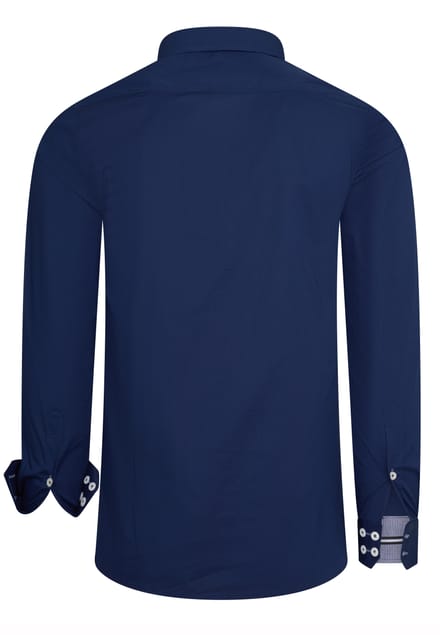 Rusty Neal Overhemden Overhemd Regular Fit Blauw