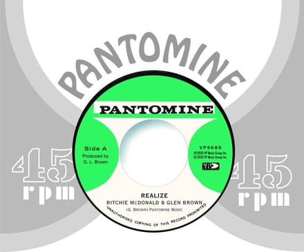 Ritchie McDonalds & Glen Brown - Realize / Determination Skank (7" Single)