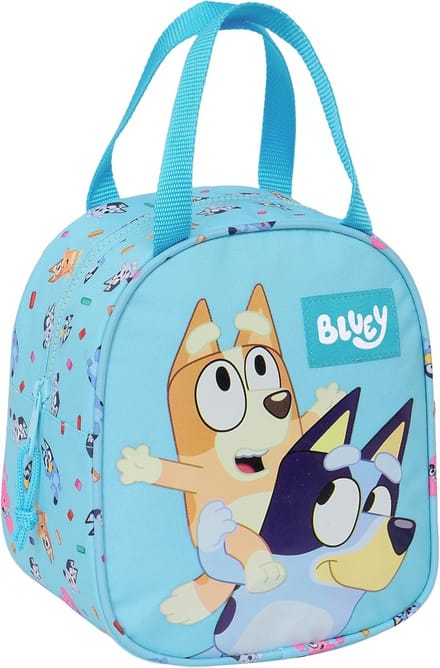 Stevige Lunchtas Blauw - Compacte Koeltas voor Maaltijden & Onderweg - 19x14x22 cm
