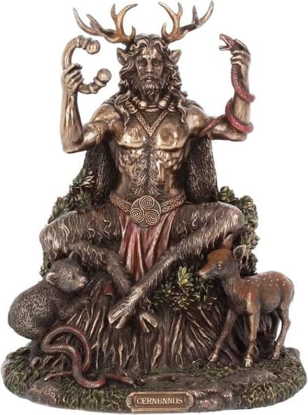 Nemesis Now  Cernunnos en Dieren Gebronsd beeld