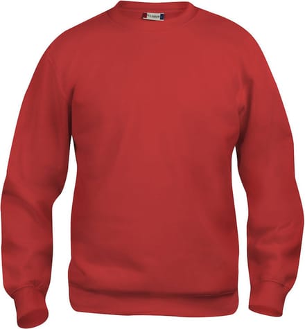 Clique Basic Roundneck 021030 - Rood - 4XL