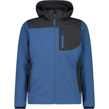 Verwarmde softshell jas met afneembare capuchon CMP