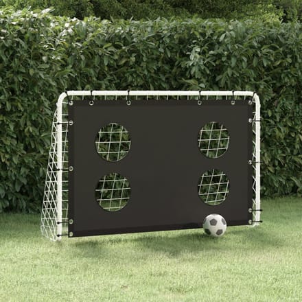 vidaXL - Voetbaldoeltrainingsdoel - 184x61x122 - cm - staal