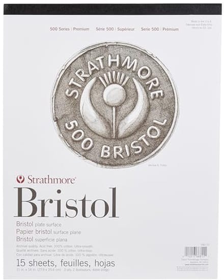 Bristol 500 Serie 2-Ply Papier 11x14 Inch 15V