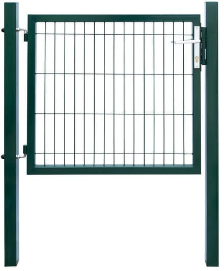 Poort enkelstaafs Groen 80cm hoog.