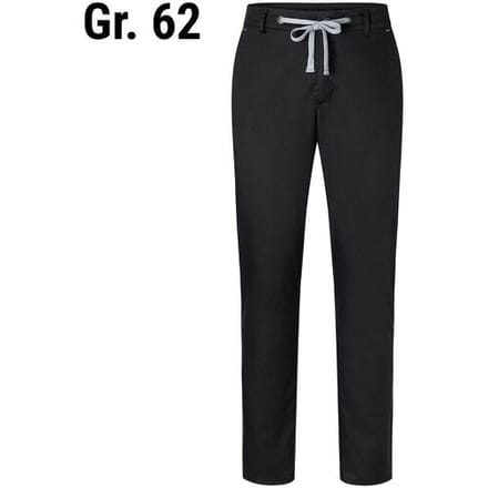 (6 stuks) KARLOWSKY Heren Modern Stretch Chino Broek - Zwart - maat: 62