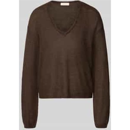 Regular fit pullover met mix van wol en alpaca model 'Katie'