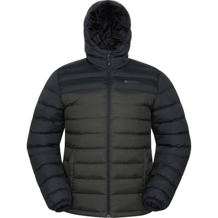 Mountain Warehouse Heren Seasons II Camo Gewatteerde Jas (Kaki Groen)
