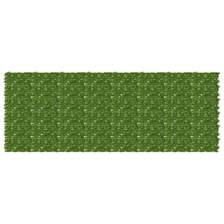 vidaXL - Balkonscherm - met - bladeren - Groen - en - Geel - 400 - x - 150 - cm