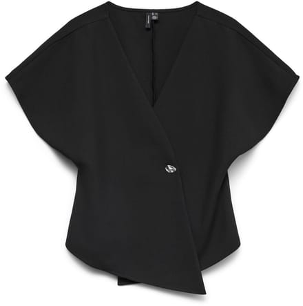 VERO MODA - VMSONJA SS V-NECK TOP WVN EXP - Dames - Blouses
