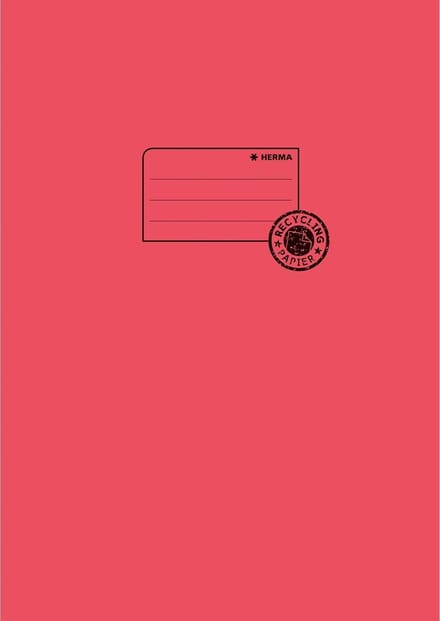 HERMA 5532 1stuk(s) Rood tijdschrift- & boekomslag