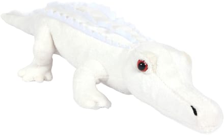 Pia Soft Toys - Pluche Knuffeldier - Krokodil - Wit - 50 cm