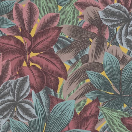 EXOTISCHE BLADEREN BEHANG | Botanisch - meerkleurig - A.S. Création Metropolitan Stories 3