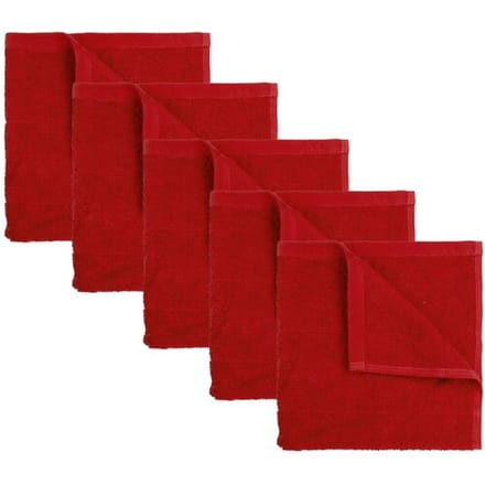 The One Towelling The One Keukendoek 50 x 50 cm Rood - 5 stuks
