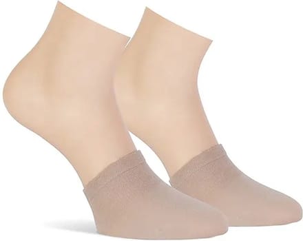 Topsocks teensokjes met katoen kleur: beige
