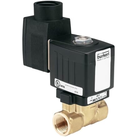 Magneetventiel G1 1/4'' NC Messing EPDM 0-10bar/145psi 24VAC/DC Anti-Waterslag 6213 20004801