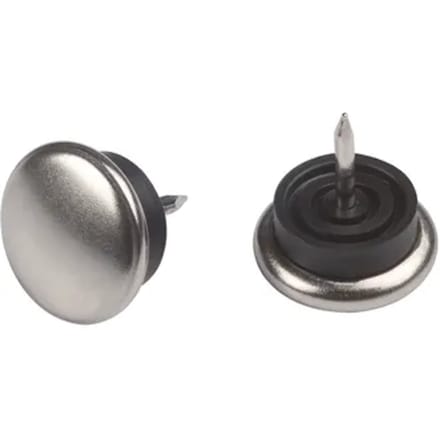 Fix-o-moll Meubelglijder Glijnagel - Nagelbaar - Metaal - Diam. 22mm - Rond - 8 Stuks